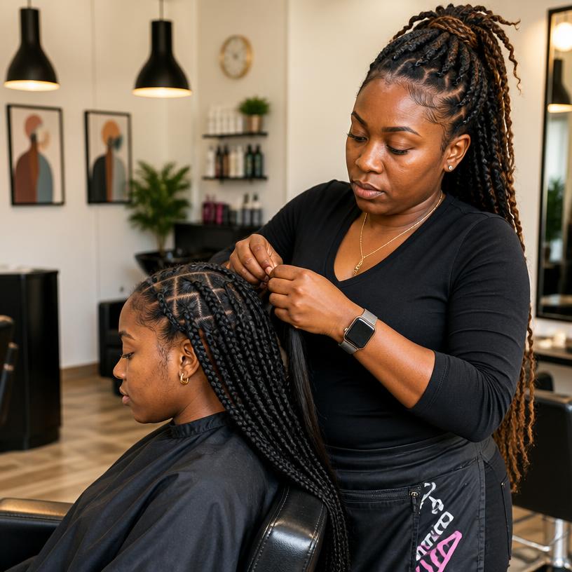 Visuel promotionnel : salon de coiffure