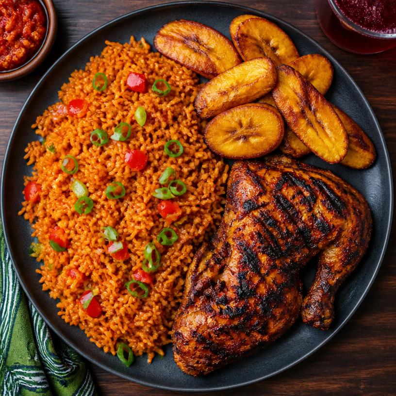 Visuel promotionnel : plat africain